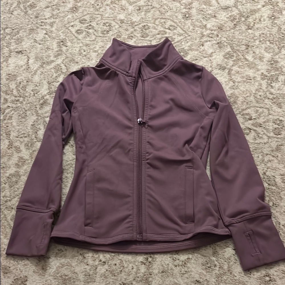 Abercrombie Kids Purple Utility Jacket with High Collar